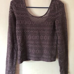 American eagle outfitters purple shirt